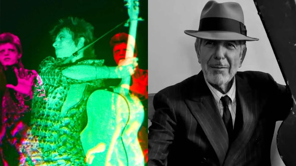 Leonard Cohen & David&nbsp;Bowie