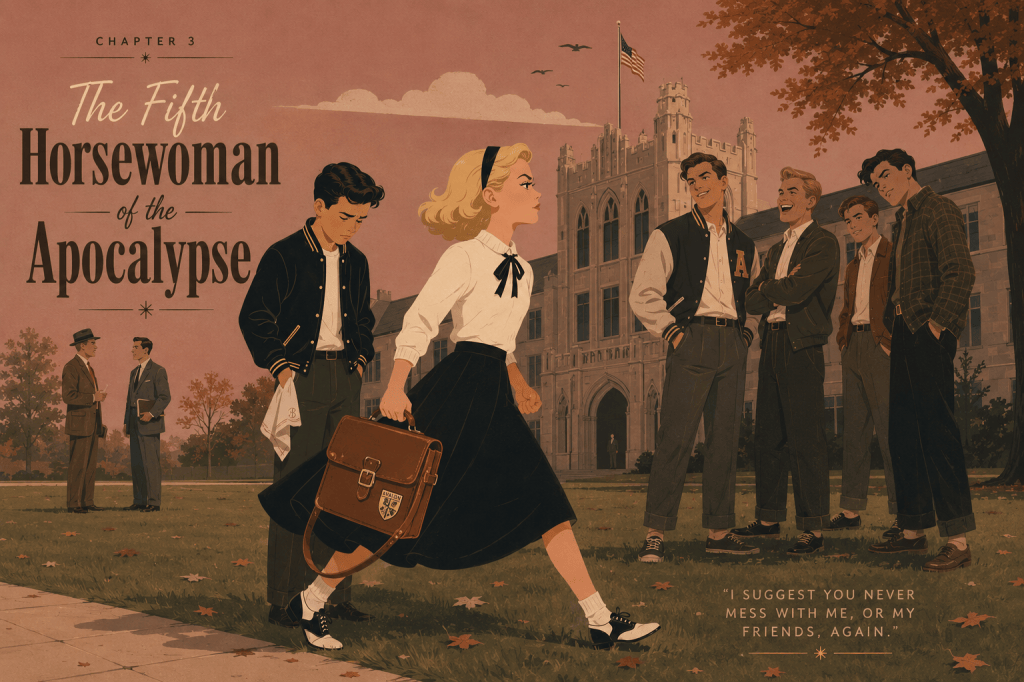 Chapter 3: The Fifth Horsewoman of the Apocalypse 